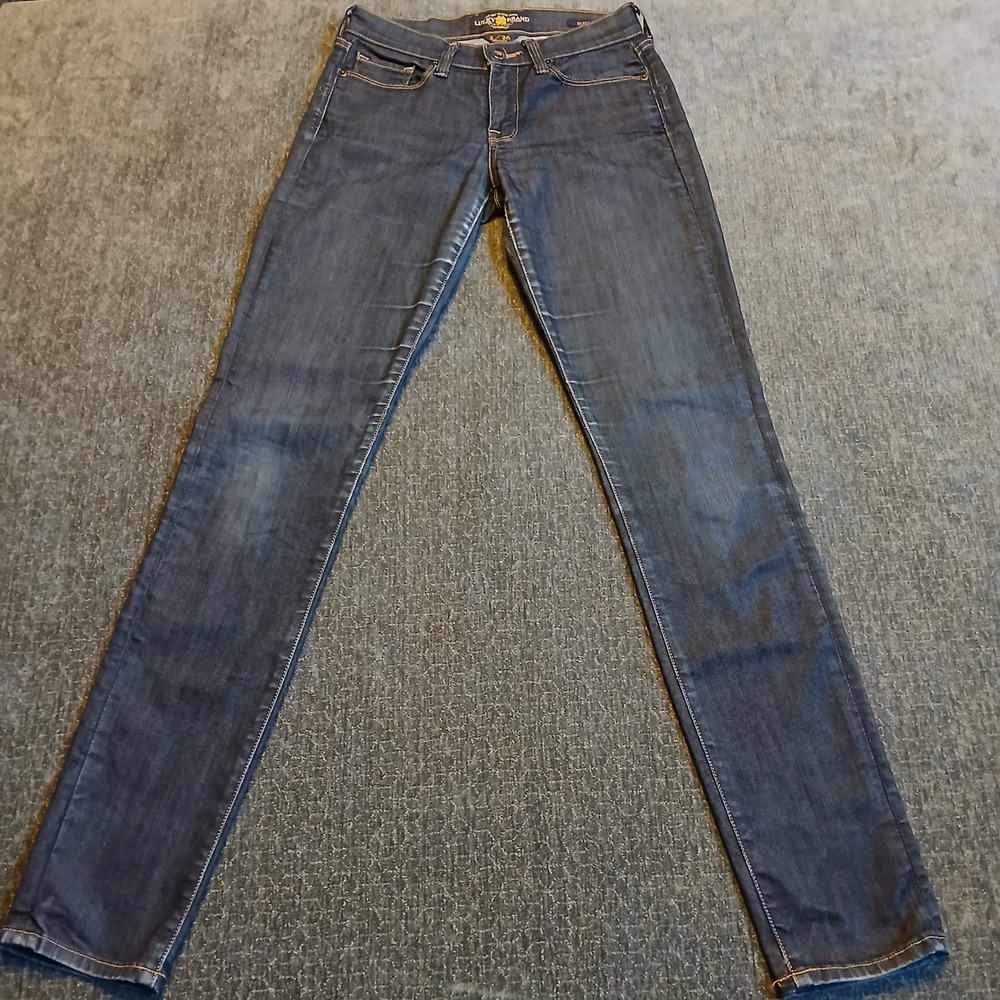 Lucky Brand Sofia Skinny Jeans Womens 2 26 Regular Dark Wash Denim